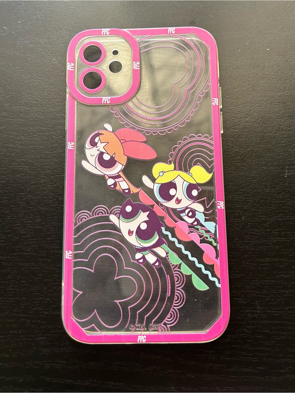 Powerpuff Girls Pink Clear Protective Phone Case